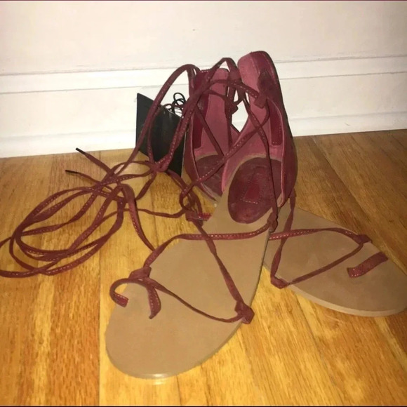 Lace-Up Sandals - Picture 1 of 4